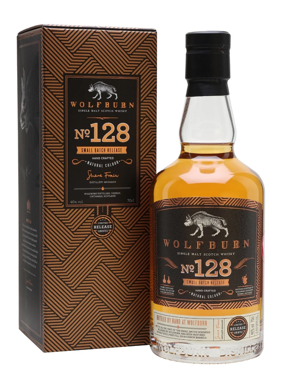 Wolfburn Batch No. 128 Highland Single Malt Scotch Whisky | 700ML - Whiskey