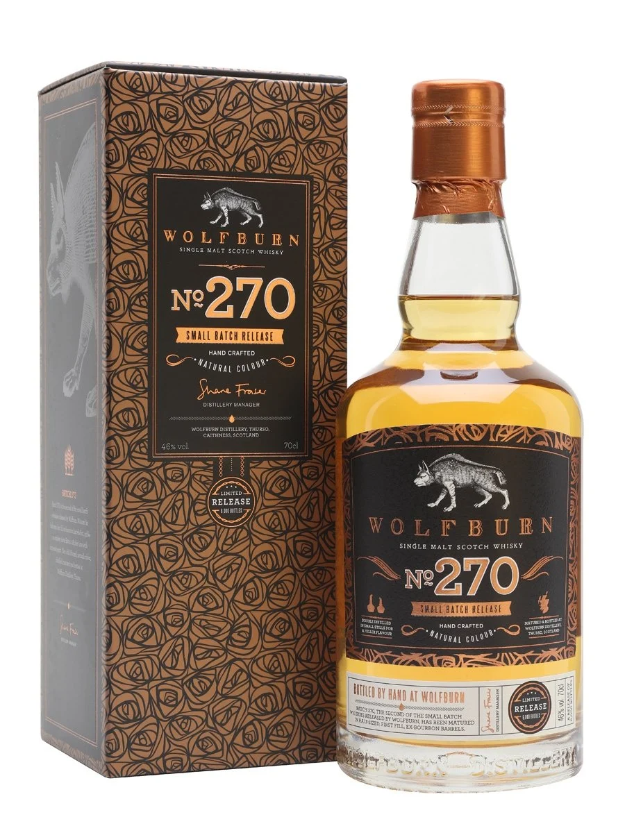 Wolfburn Batch 270 Highland Single Malt Scotch Whisky | 700ML - Whiskey