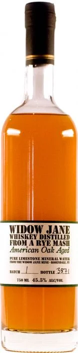 Widow Jane Distilled from a Rye Mash American Oak Aged Whiskey