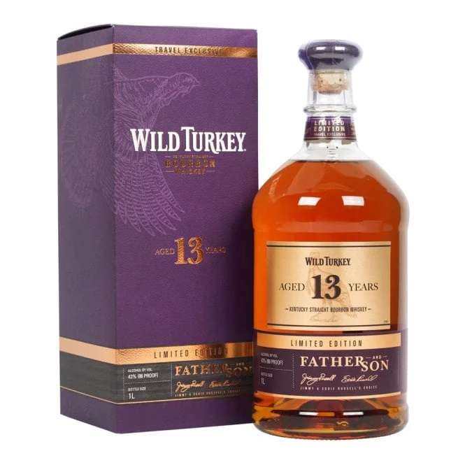 Wild Turkey 13 años Edición padre e hijo Whisky Bourbon puro de Kentucky