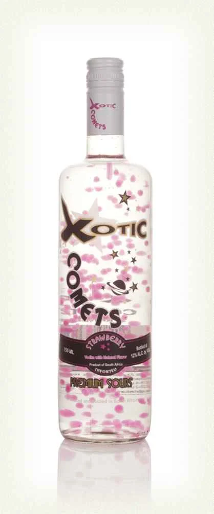 Xotic Comets Strawberry Sour Liqueur - Licor