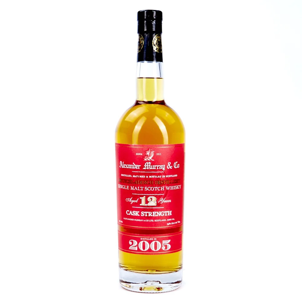Alexander Murray 2005 Bruichladdich 12 Year Old Cask Strength Single Malt Scotch Whisky - Whiskey